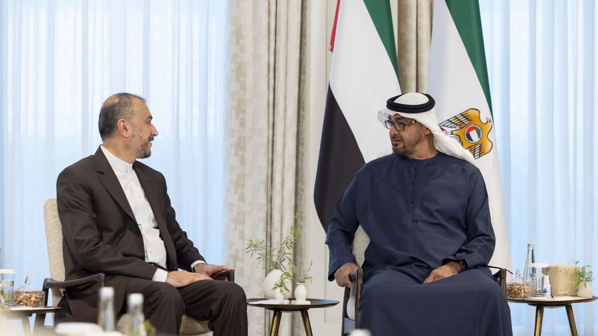 UAE president hosts Iranian foreign minister in significant diplomatic meet